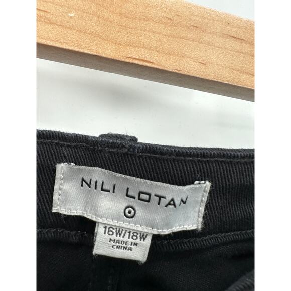 Nili Lotan for Target Anthracite Black Denim Jeans Women's Plus Size 16W/18W NWT - Picture 5 of 7